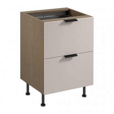 Virtuvės spintelė SRN2-BP D60S2+1 (Baltic Storm/Beige) V